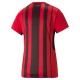 Camisola AC Milan Mulher Equipamento Primeiro 2021-2022 Manga Curta